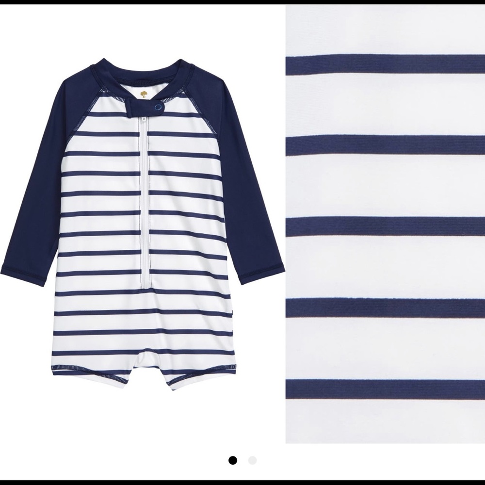 Tucker+Tate sea creature one piece & hat 9months